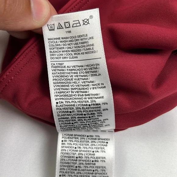 Athleta Women’s 3X Elation Train 7/8 Tight Deep Red - Picture 5 of 11